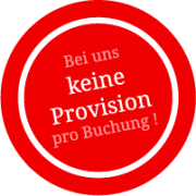 Bei uns zahlen Sie keine Provision pro Buchung